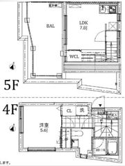 クーカイ・テラス大岡山の間取り画像