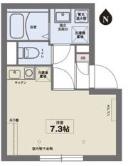 COCOFLAT東中野の間取り画像