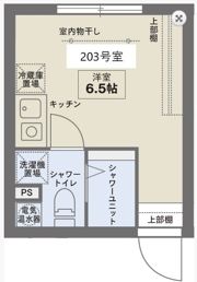 COCOFLAT笹塚Ⅲの間取り画像