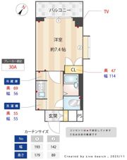 メインステージ神田駅前の間取り画像