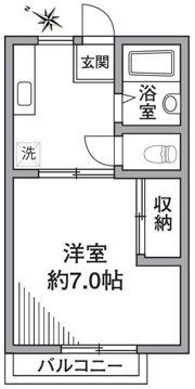 クレッシェンドKの間取り画像