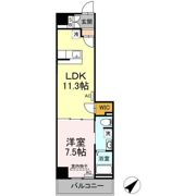 Hill Flat Osakiの間取り画像