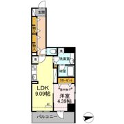 ルミエール品川橋の間取り画像