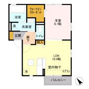 グランメール壱里山の間取り画像