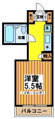 プリンセスコート赤堤の間取り画像