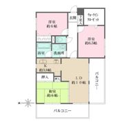 リレント成城の間取り画像