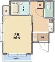 メゾンユニソール神楽坂の間取り画像