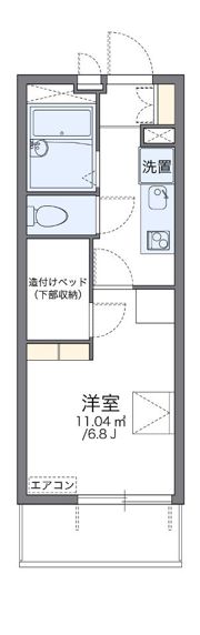 レオパレスヴィオラⅡの間取り画像