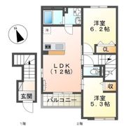 カサブランカの間取り画像