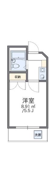レオパレス蒲田の間取り画像