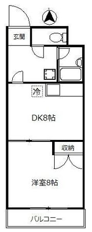 パークサイドマンション松ヶ丘の間取り画像