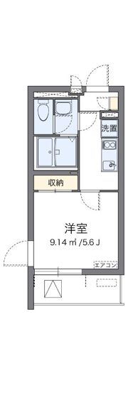 クレイノナカロクフォーの間取り画像