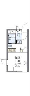 レオパレスアイリスの間取り画像