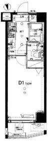 GENOVIA亀戸green wallの間取り画像