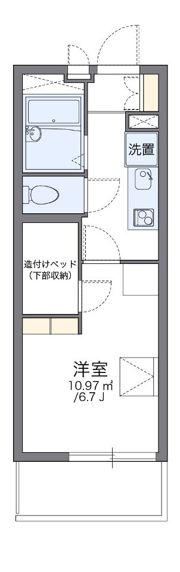 レオパレスFount Aの間取り画像