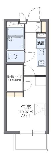 レオパレスFount Aの間取り画像