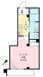 キューブ永福町の間取り画像