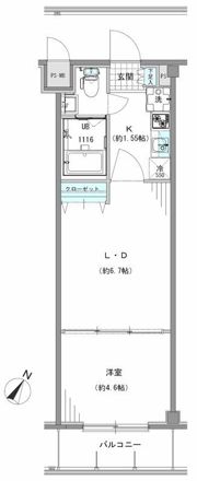 クレアドミール鴻巣の間取り画像