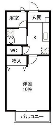 グリーンヒルズ A棟の間取り画像