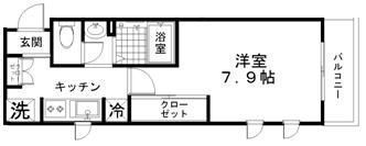 大岡山フローラの間取り画像