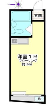 すかいコーポの間取り画像