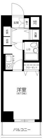 ライオンズマンション高津の間取り画像