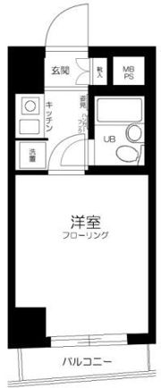 ライオンズマンション三軒茶屋第6の間取り画像