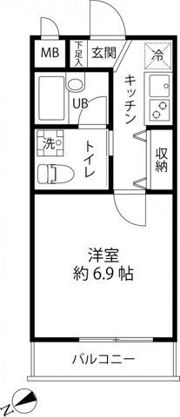 アーデンコート南砂の間取り画像