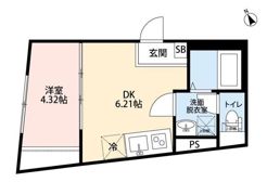 SPOY戸越銀座の間取り画像