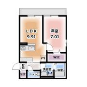 Komorebi Garden中田本町Dの間取り画像