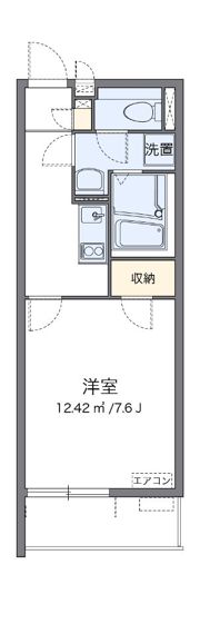 クレイノTATEISHIの間取り画像