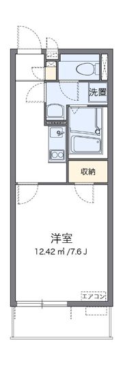 クレイノTATEISHIの間取り画像