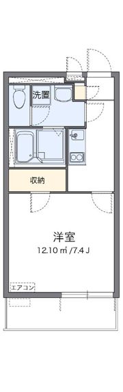 クレイノTATEISHIの間取り画像