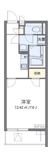 クレイノTATEISHIの間取り画像