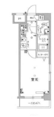 スカイコート錦糸町の間取り画像