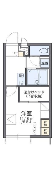 レオパレスシーガル大森の間取り画像