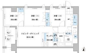 ガーデニエール砧レジデンスの間取り画像