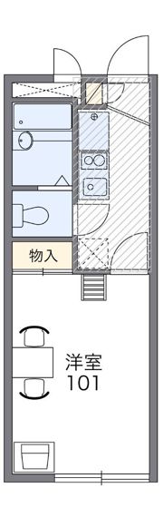 レオパレスメルベーユの間取り画像