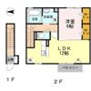 セジュールフラッツⅡの間取り画像