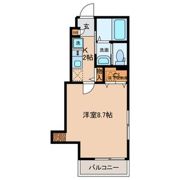 フラット富士見台の間取り画像