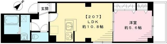 セントラルビューはなぶさの間取り画像