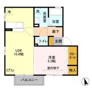 グランメール桜町 Dの間取り画像