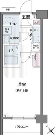エコロジー都立大学レジデンスの間取り画像