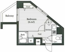 ガラ・シティ高田馬場の間取り画像