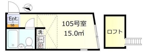 ペアパレス方南町の間取り画像