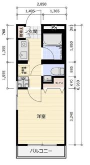 サンライフ池田の間取り画像