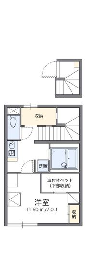 レオパレスエクレールの間取り画像
