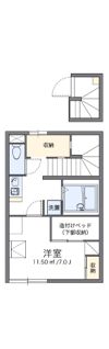 レオパレスエクレールの間取り画像