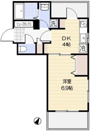 グリーンコート一の坂の間取り画像