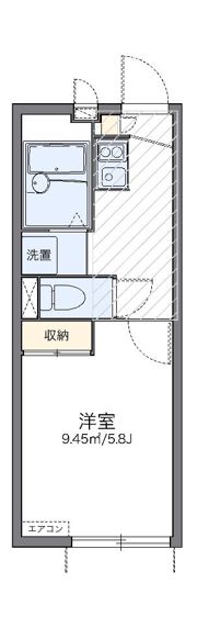 レオパレス経堂の間取り画像
